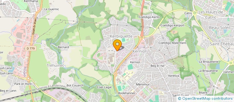 localisation de l'entreprise SCM LA COLLINE à VANNES