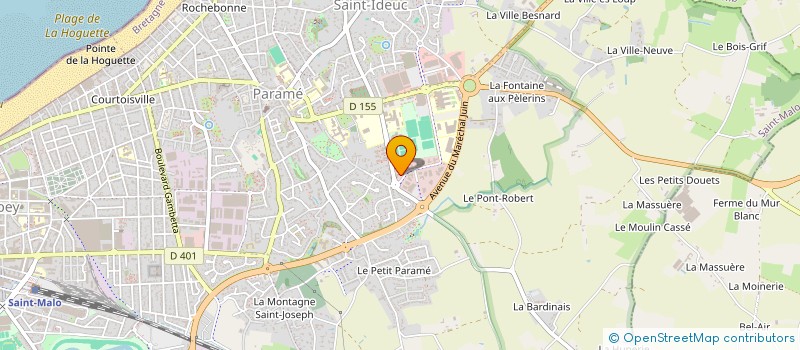 localisation de l'entreprise SCM LA GARDELLE à SAINT-MALO