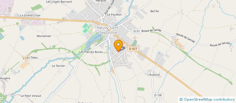 localisation de l'entreprise SCM LA GARE à NEUVY-SAINT-SEPULCHRE