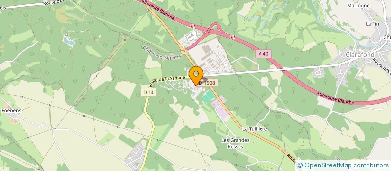 localisation de l'entreprise SCM LA LICORNE  CHENE-EN-SEMINE