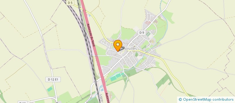 localisation de l'entreprise SCM LA MAISON MEDICALE  CROISILLES