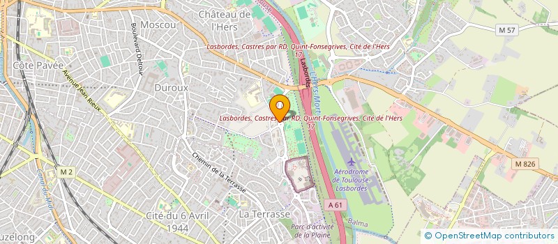 localisation de l'entreprise SCM LA MEDICALE TOULOUSE à TOULOUSE