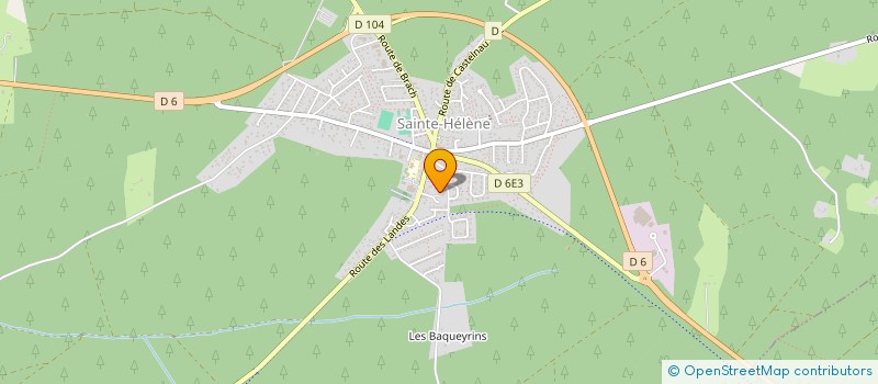 localisation de l'entreprise SCM LA PANACEE  SAINTE-HELENE