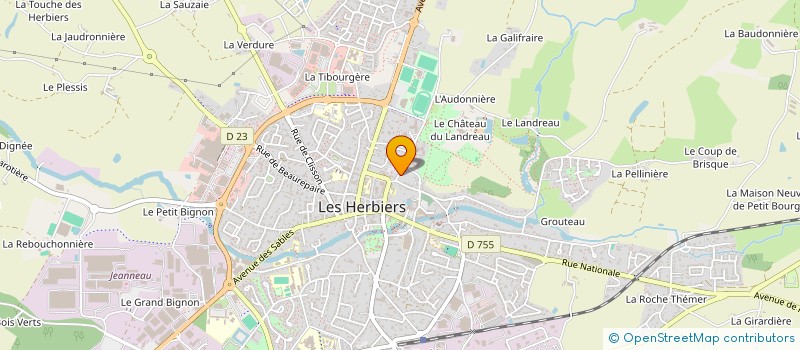 localisation de l'entreprise SCM LA PAULINE à LES HERBIERS