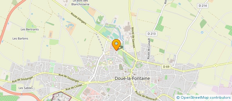 localisation de l'entreprise SCM LA PETITE SOURIS à DOUE-EN-ANJOU
