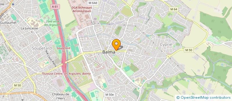 localisation de l'entreprise SCM LA PYRAMIDE  BALMA