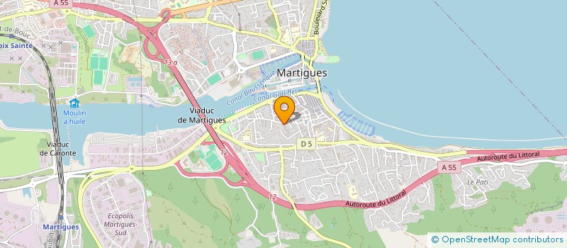 localisation de l'entreprise SCM LA RESIDENCE à MARTIGUES