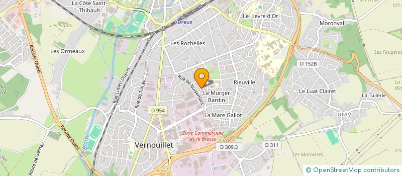 localisation de l'entreprise SCM LA SABLONNIERE à DREUX