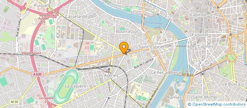 localisation de l'entreprise SCM LA VIGIE à TOULOUSE