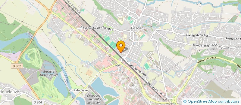 localisation de l'entreprise SCM LABAT BARBIER  LESCAR