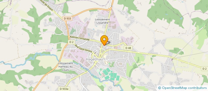 localisation de l'entreprise SCM LACERENZA DUGARRY à HAGETMAU