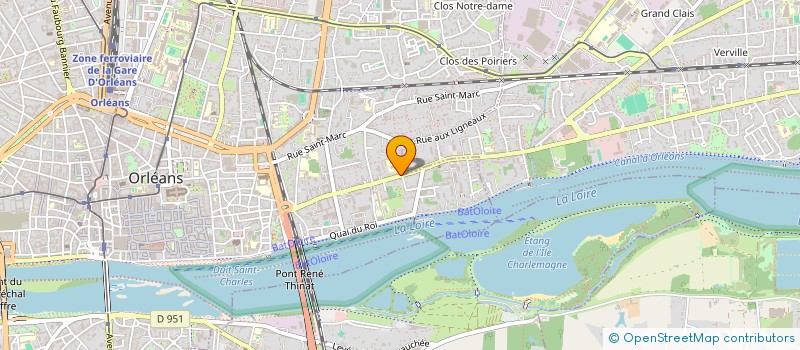 localisation de l'entreprise SCM LACHERE RICHARD à ORLEANS