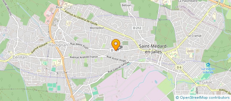 localisation de l'entreprise SCM LACMARI RUBERT  SAINT-MEDARD-EN-JALLES