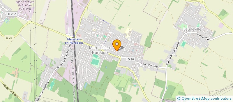 localisation de l'entreprise SCM LACOUR BASSET  ARPAJON