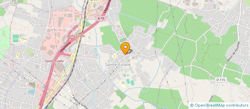 localisation de l'entreprise SCM LACROUTS LACROUTS LAVERGNE  SAINTE-EULALIE