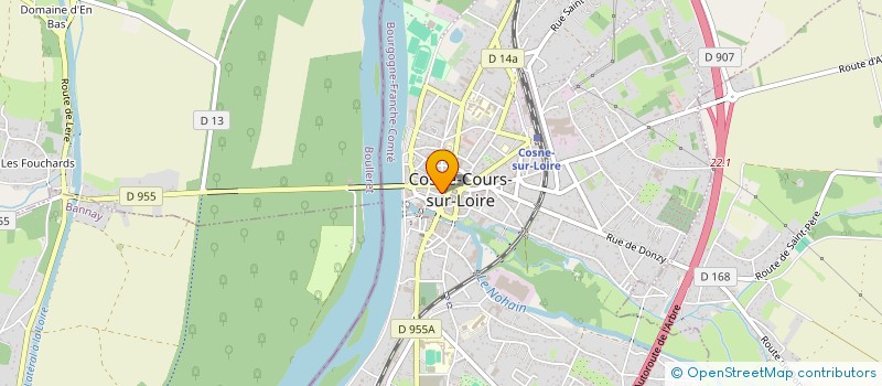 localisation de l'entreprise SCM LADORIDAINE à COSNE-COURS-SUR-LOIRE