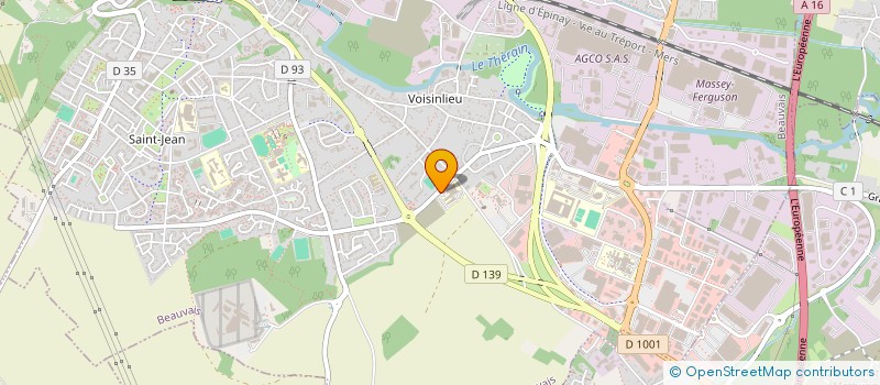 localisation de l'entreprise SCM LAENNEC  BEAUVAIS