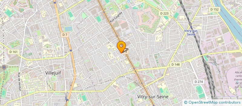 localisation de l'entreprise SCM LAGAISSE  VITRY-SUR-SEINE