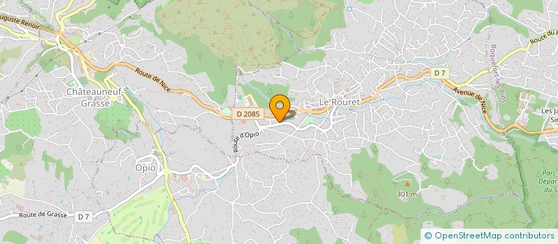 localisation de l'entreprise SCM LAGAT DUFFAUT  LE ROURET