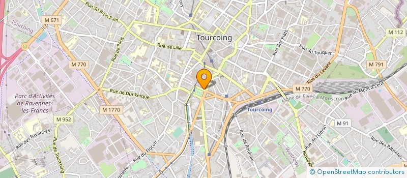localisation de l'entreprise SCM LAMBILLIOTTE M ET BETRANCOURT S à TOURCOING