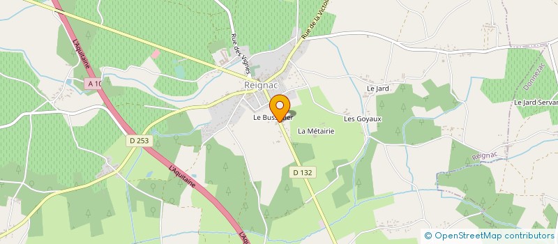 localisation de l'entreprise SCM LAMOUSSIERE MASSIOT  REIGNAC