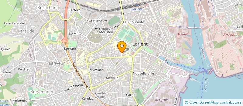 localisation de l'entreprise SCM LANVEUR à LORIENT