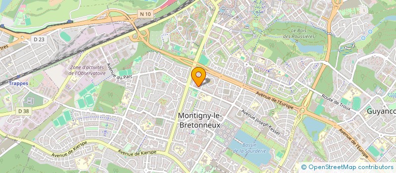 localisation de l'entreprise SCM LARCHER PAYEN à MONTIGNY-LE-BRETONNEUX