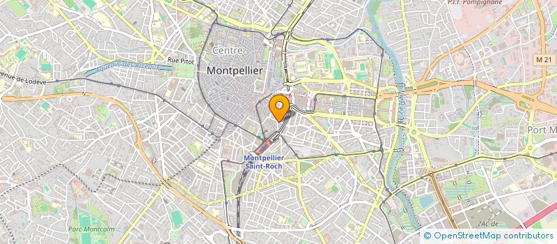 localisation de l'entreprise SCM LARCHER PRIVAT BAUDEL à MONTPELLIER