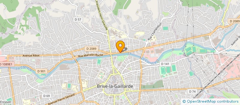 localisation de l'entreprise SCM LARIBI - DEMERLIAC  BRIVE-LA-GAILLARDE