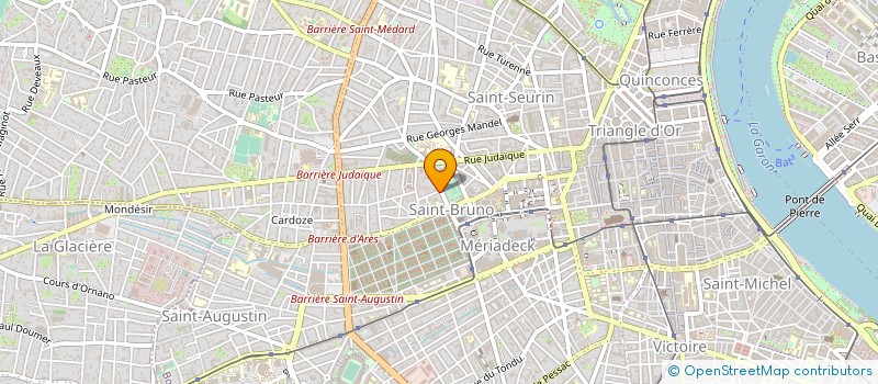 localisation de l'entreprise SCM LARMEE SAINT BRUNO à BORDEAUX