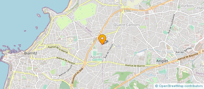 localisation de l'entreprise SCM LAROCHEFOUCAULD  ANGLET