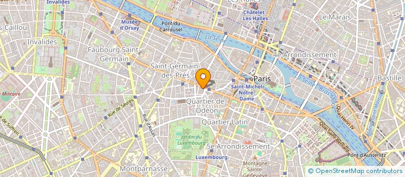 localisation de l'entreprise SCM LASER ODEON  PARIS