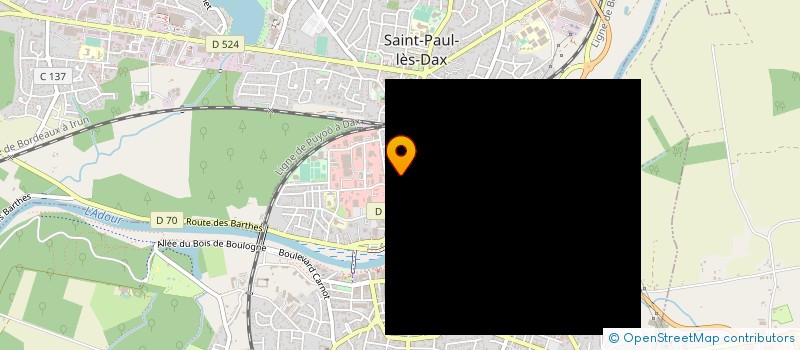 localisation de l'entreprise SCM LASERS DERMATOLOGIQUES DES LANDES  DAX