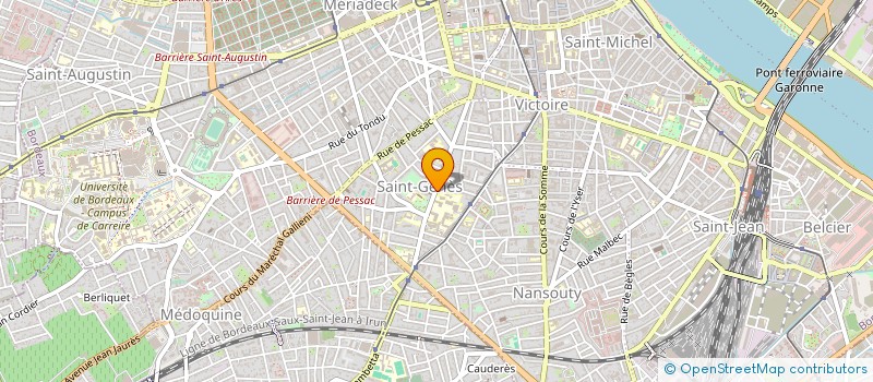 localisation de l'entreprise SCM LATOUR & ASSOCIES ARCHITECTURE  BORDEAUX