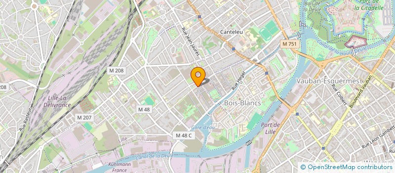 localisation de l'entreprise SCM LAUBERMONCIE à LILLE
