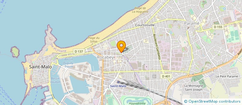 localisation de l'entreprise SCM LAUR  SAINT-MALO