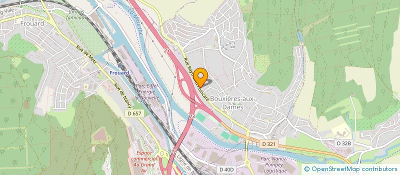 localisation de l'entreprise SCM LAURENT JUMEAU ET CATHERINE ROUSSIN  BOUXIERES-AUX-DAMES