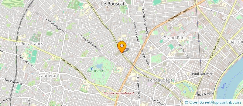 localisation de l'entreprise SCM LAURENTJOIE ET LARNAUDIE à LE BOUSCAT