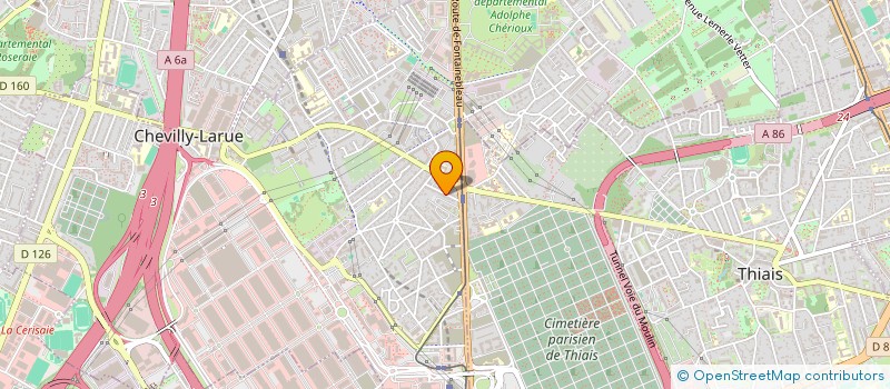 localisation de l'entreprise SCM LAVERDURE RAGU  CHEVILLY-LARUE