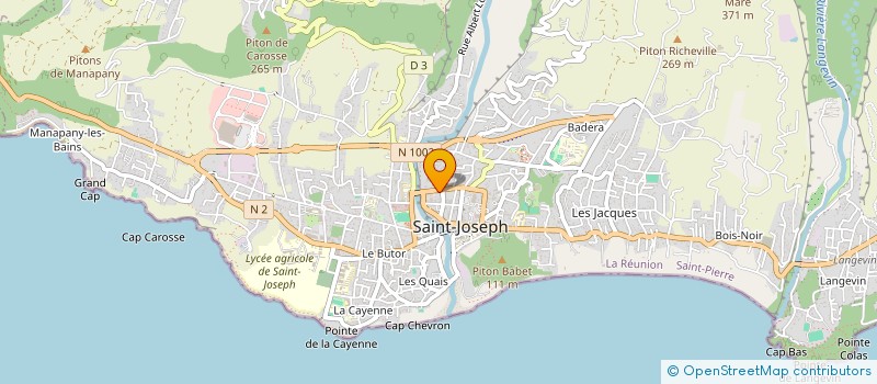 localisation de l'entreprise SCM LCL2 à SAINT-JOSEPH