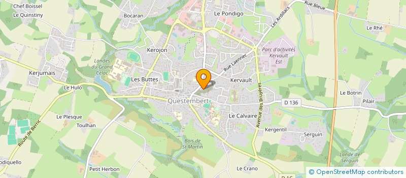 localisation de l'entreprise SCM LCM à QUESTEMBERT