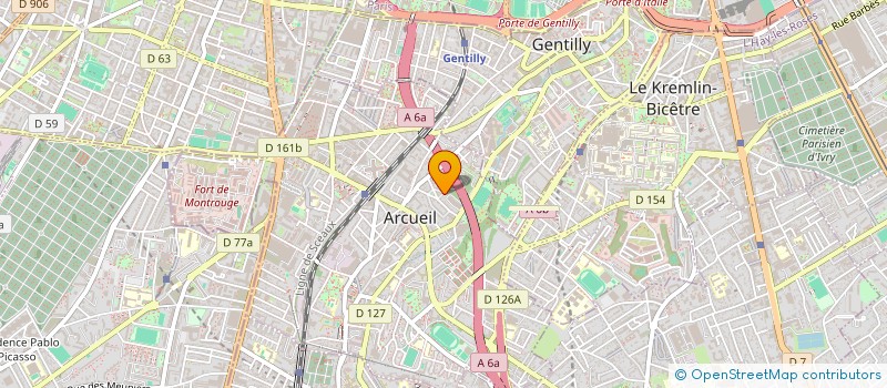 localisation de l'entreprise SCM LD KINE  PARIS