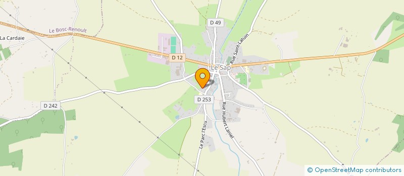 localisation de l'entreprise SCM LE BOIS BLANCHARD à SAP-EN-AUGE