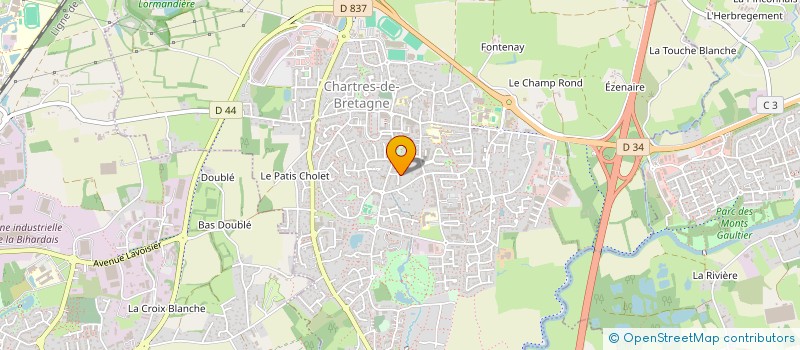 localisation de l'entreprise SCM LE BRAZIDEC-SIMON à CHARTRES-DE-BRETAGNE