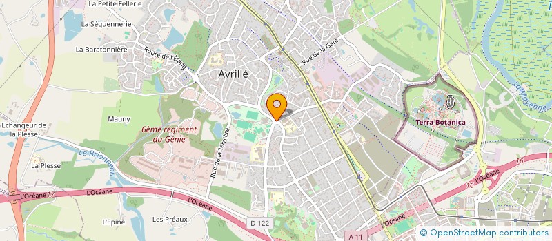 localisation de l'entreprise SCM LE CALICOT à AVRILLE