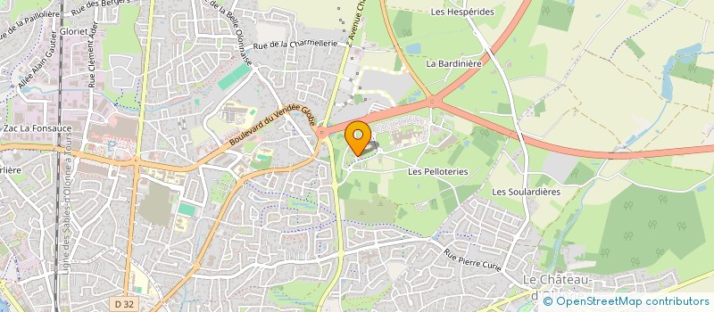 localisation de l'entreprise SCM LE CARRE à LES SABLES D'OLONNE