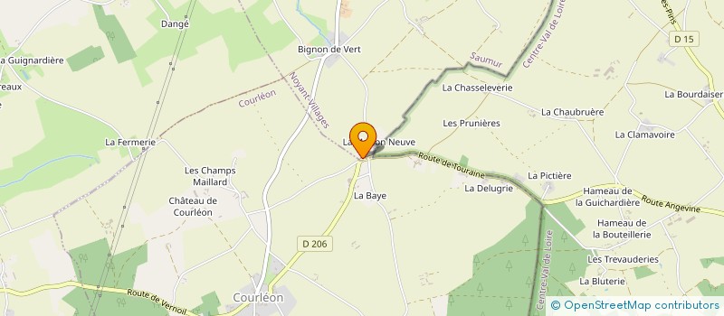 localisation de l'entreprise SCM LE CROISSANT  NOYANT-VILLAGES