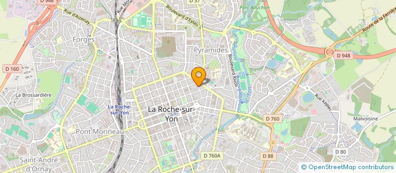 localisation de l'entreprise SCM LE DOUARIN LOIC ET MERCIER DOMINIQUE à LA ROCHE-SUR-YON