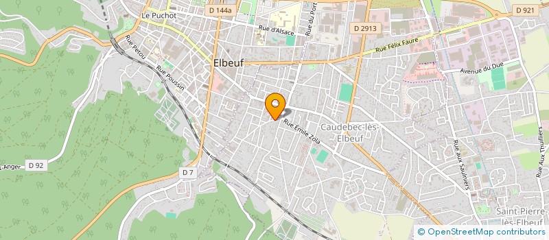 localisation de l'entreprise SCM LE FLOCH TERNON  CAUDEBEC-LES-ELBEUF