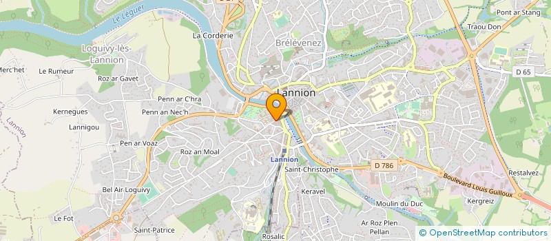 localisation de l'entreprise SCM LE FOLL MAMELLE à LANNION